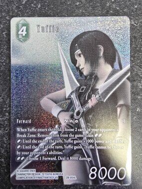 Final Fantasy TCG Yuffie Full Art Foil Legend Card (28-054L) - FFVII